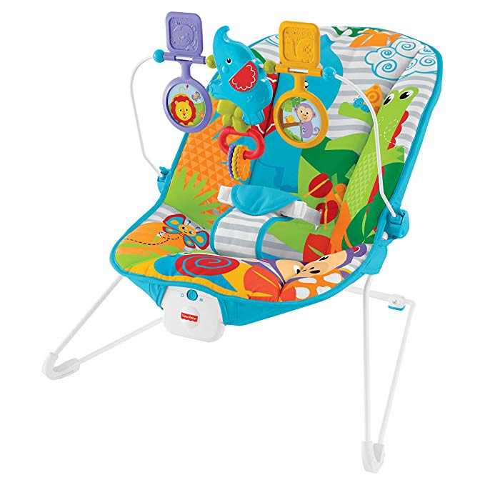 Fisher-Price Animal Kingdom Baby Bouncer Square Imports Fisher-Price Animal Kingdom Baby Bouncer Square Imports