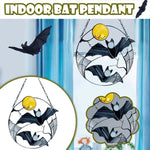 Gothic Bat Moon Dyed Decorative Window Wall Hanging Ornaments Witch Pendant