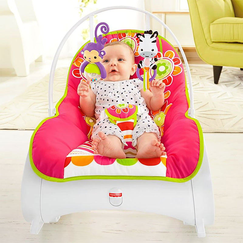 Infant To Toddler Rocker Infant-To-Toddler Rocker, Floral Confetti – Square Imports