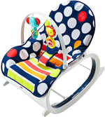 Fisher-Price Baby Infant-to-Toddler Rocker, Navy dots