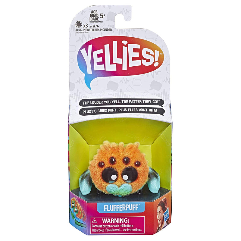 Yellies! Flufferpuff; Voice-Activated Spider Pet; Ages 5 and up