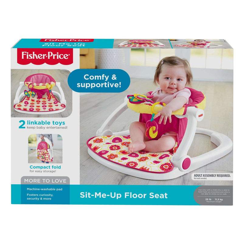 Fisher price sit me up floor seat pink sales