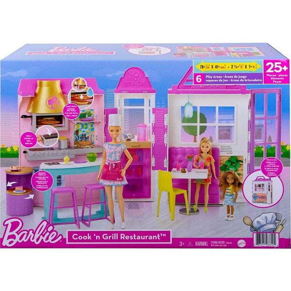 Barbie Cook N Grill Restaurant Playset
