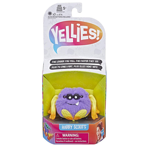 Yellies! Harry Scoots; Voice-Activated Spider Pet; Ages 5 and up