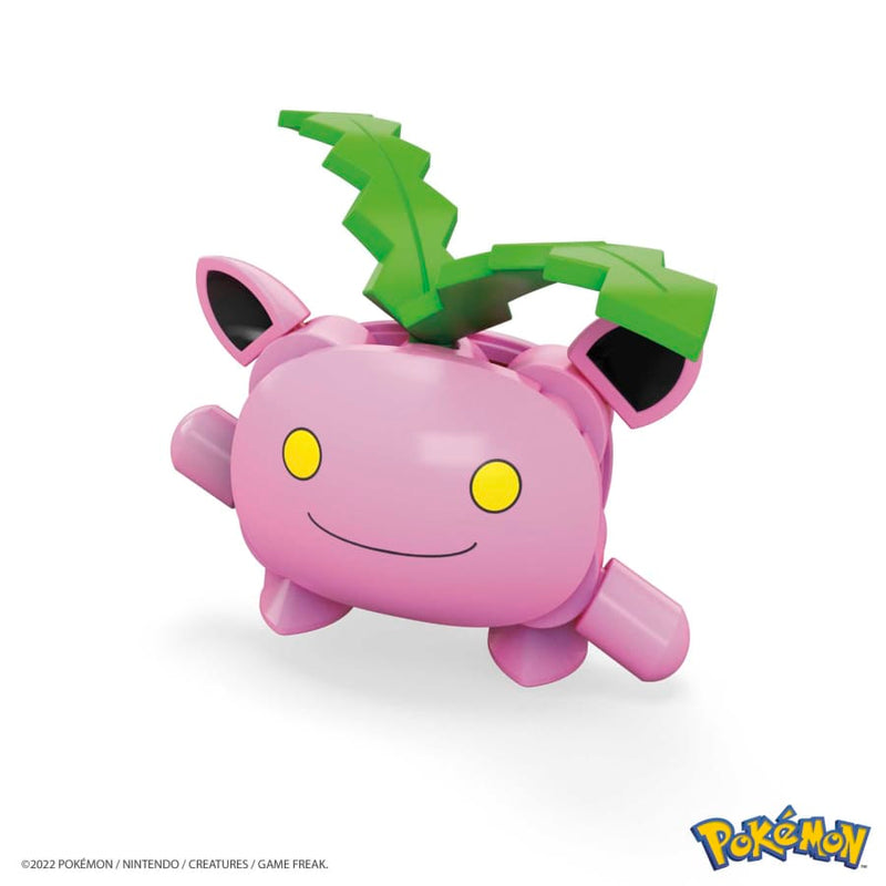 MEGA Pokemon Hoppip Building Set with 21 Compatible Bricks and Pieces and Poke Ball