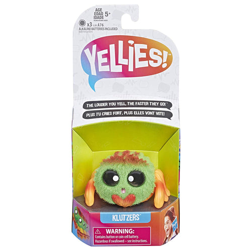 Yellies! Klutzers; Voice-Activated Spider Pet; Ages 5 and up