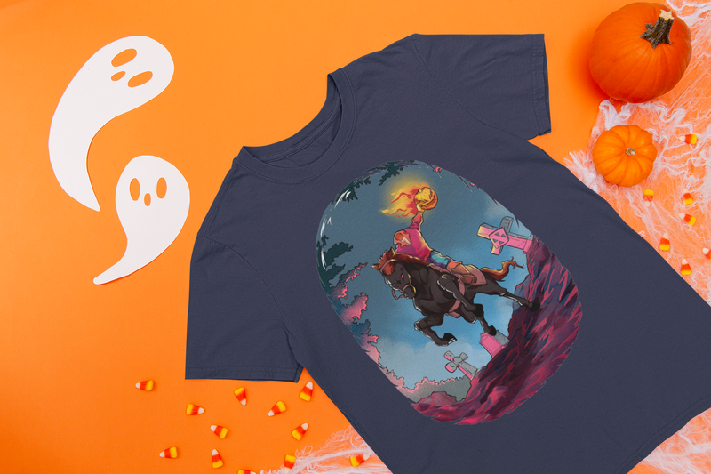 Headless Horseman Halloween T-Shirt