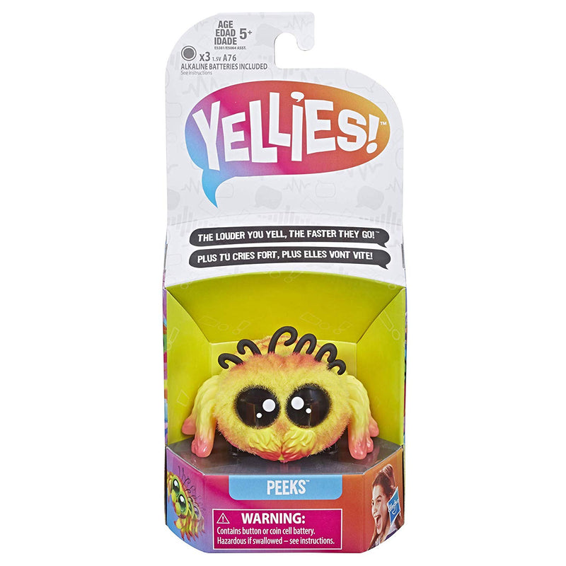 Yellies! Peeks; Voice-Activated Spider Pet; Ages 5 and up