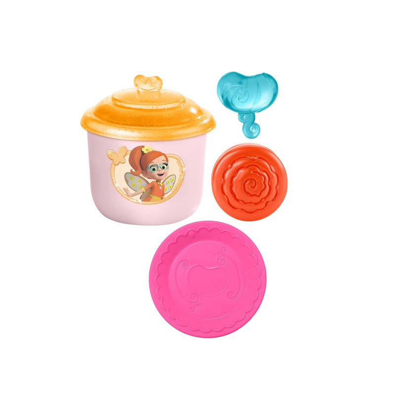 Fisher-Price Butterbean's Cafe Create & Display Fairy Dough, Orange