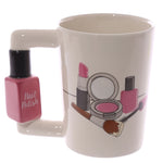 Nail Polish Handle Drinking Mug