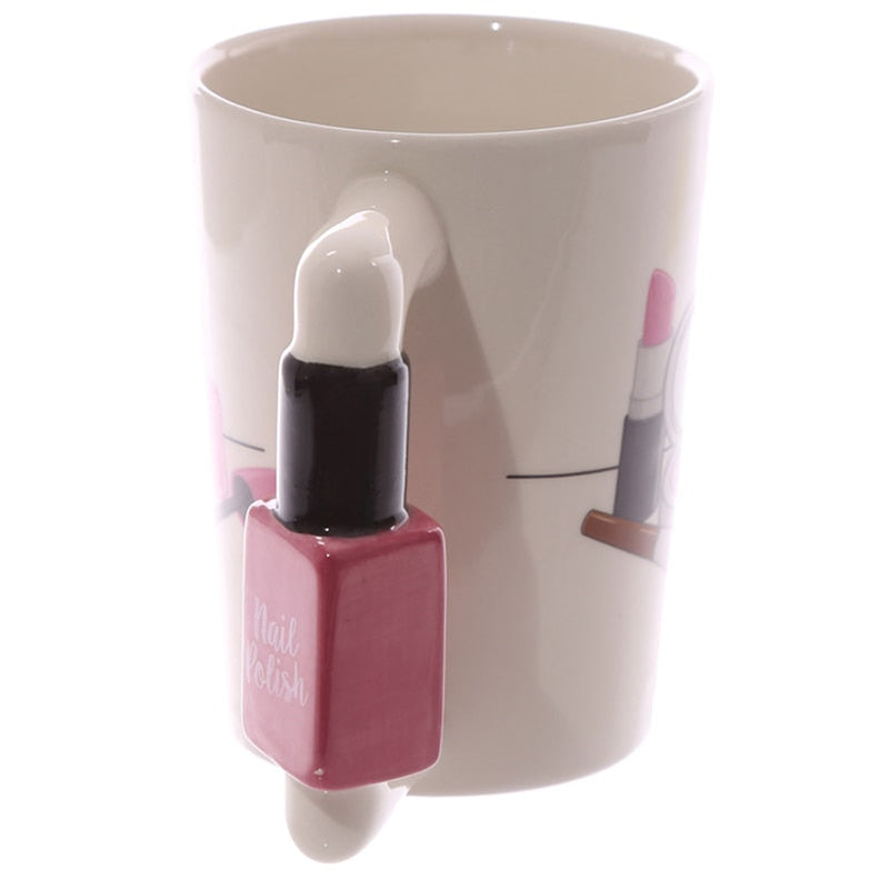 Nail Polish Handle Drinking Mug