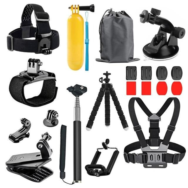 GoPro Accessories Set for Go Pro Hero 9 8 7 6 5 4 – Imports