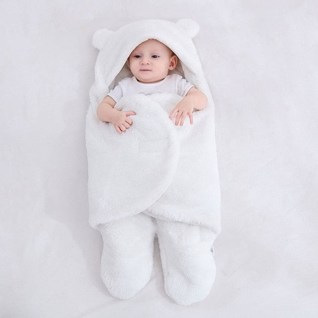 Ultra-Soft Fluffy Fleece Baby Sleeping Bag