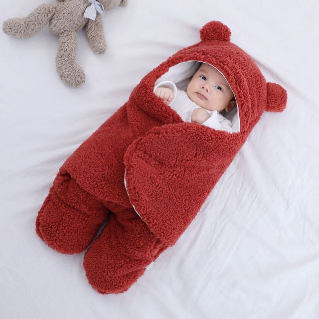 Ultra-Soft Fluffy Fleece Baby Sleeping Bag