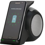 Fast Wireless Charger with Bluetooth Speaker
