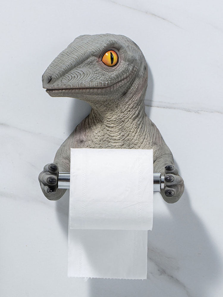 Dinosaur Head Toilet Paper Holder