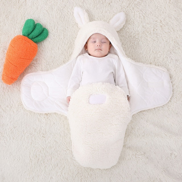 Ultra-Soft Fluffy Fleece Baby Sleeping Bag