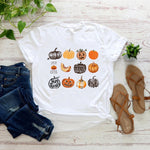 Fall Harvest Pumpkins Jack O Lantern T-Shirt