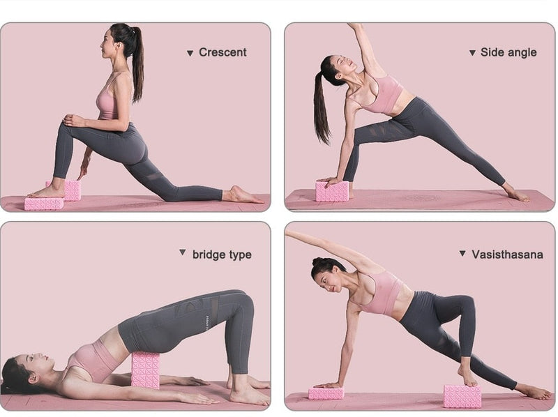 Non-Slip Pilates Yoga Exercise Foam Block