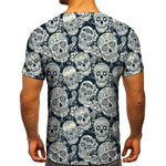 Men's Halloween Skull T-Shirt