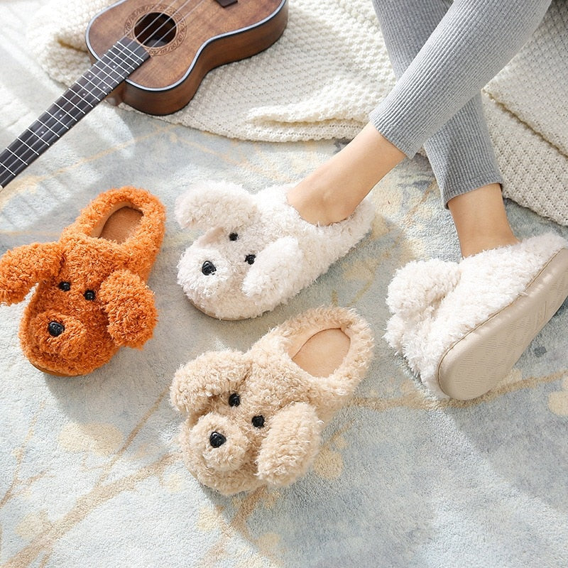 Warm Cute Couple Home Slippers