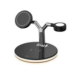 3-in-1 Magnetic Wireless Charger Stand Dock for Apple Devices