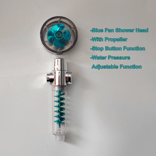 Rotating Pressurized Spray Nozzle Rainfall Shower Head