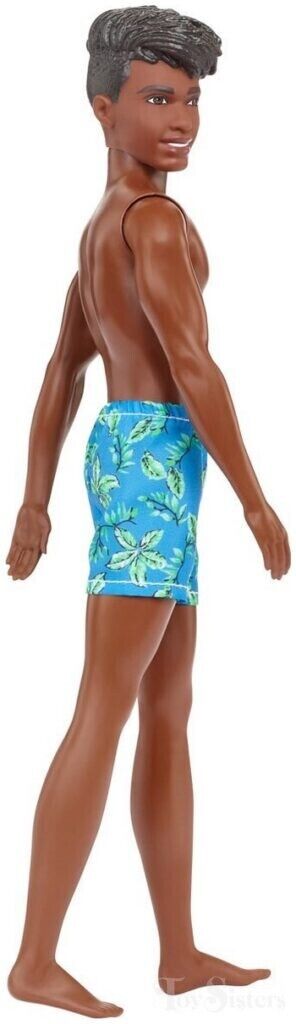 Barbie Beach Ken Doll African American with Blue Shorts