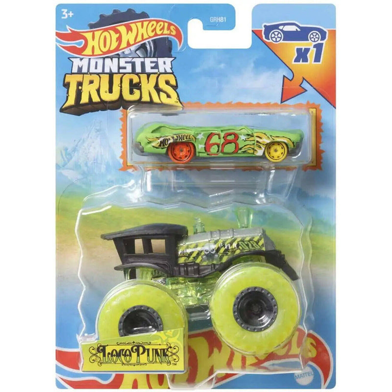 Hot Wheels Monster Trucks 1:64 Scale Loco Punk