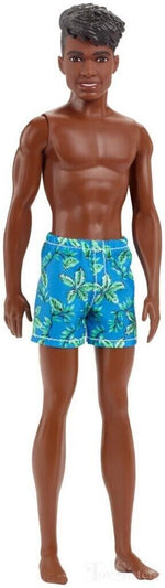 Barbie Beach Ken Doll African American with Blue Shorts