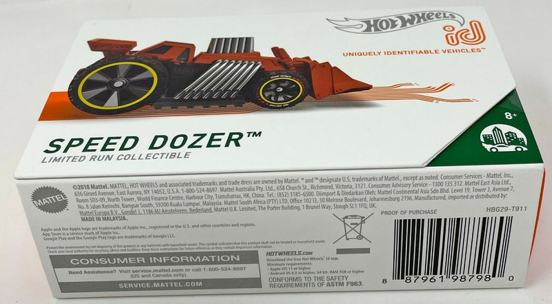 Hot Wheels ID Speed Dozer