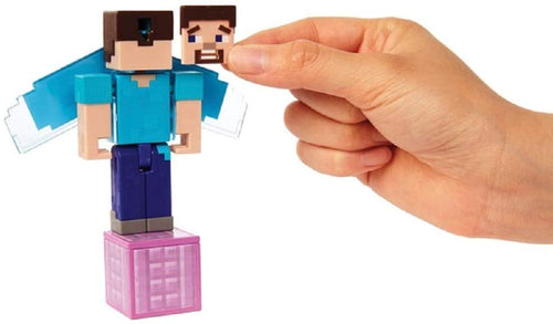 Minecraft Steve with Elytra Action Figure