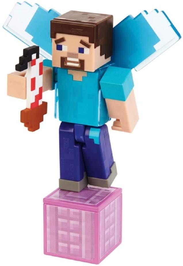 Minecraft Steve with Elytra Action Figure