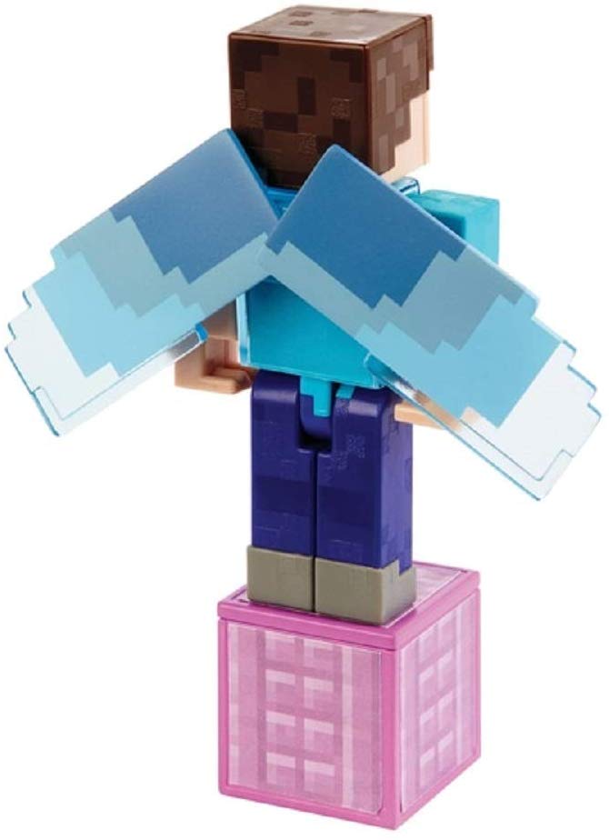 Minecraft Steve with Elytra Action Figure