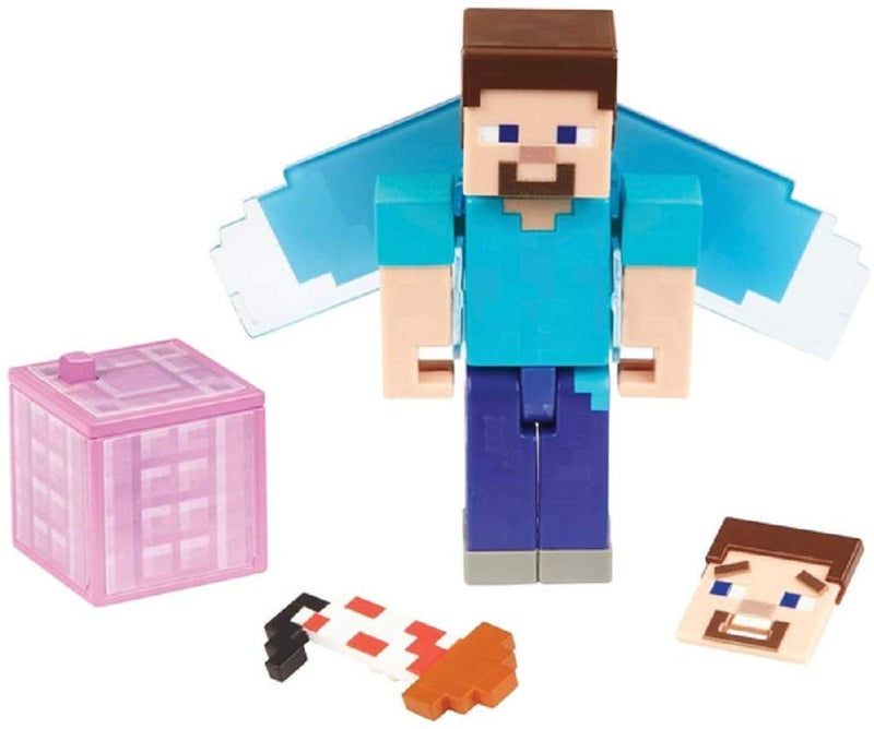 Minecraft Steve with Elytra Action Figure