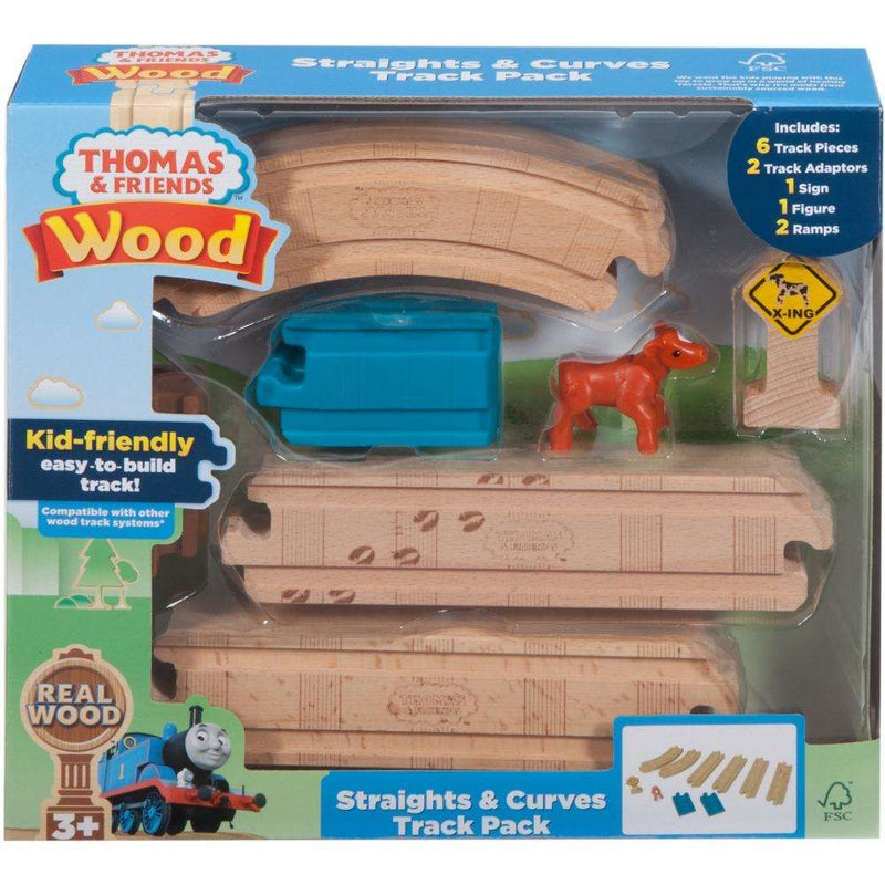 Thomas&Friends Wooden Railway Straight&Curve Track