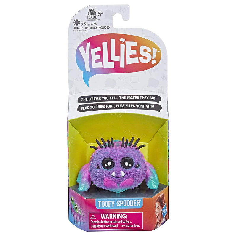 Hasbro Yellies! Toofy Spooder; Voice-Activated Spider Pet; Ages 5 and up