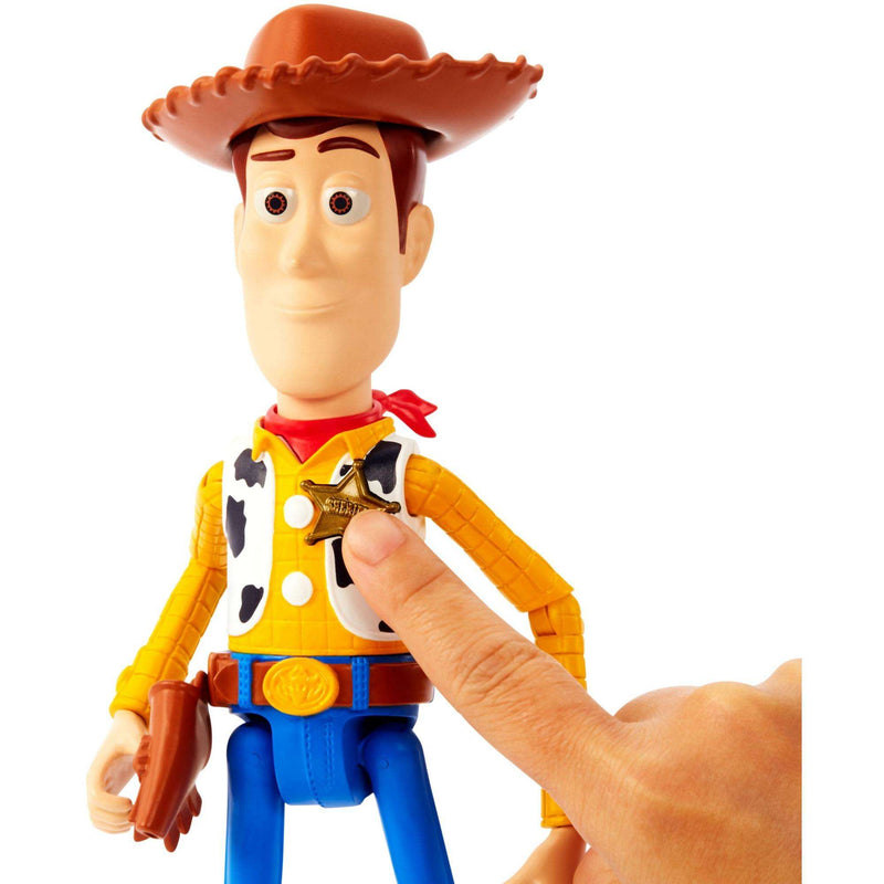 Toy story talking woody on sale action figure
